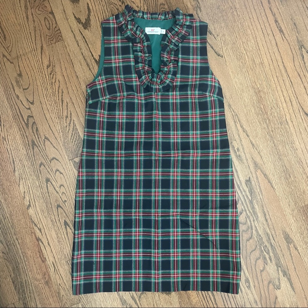 Vineyard Vines Plaid Shift Dress - size 4